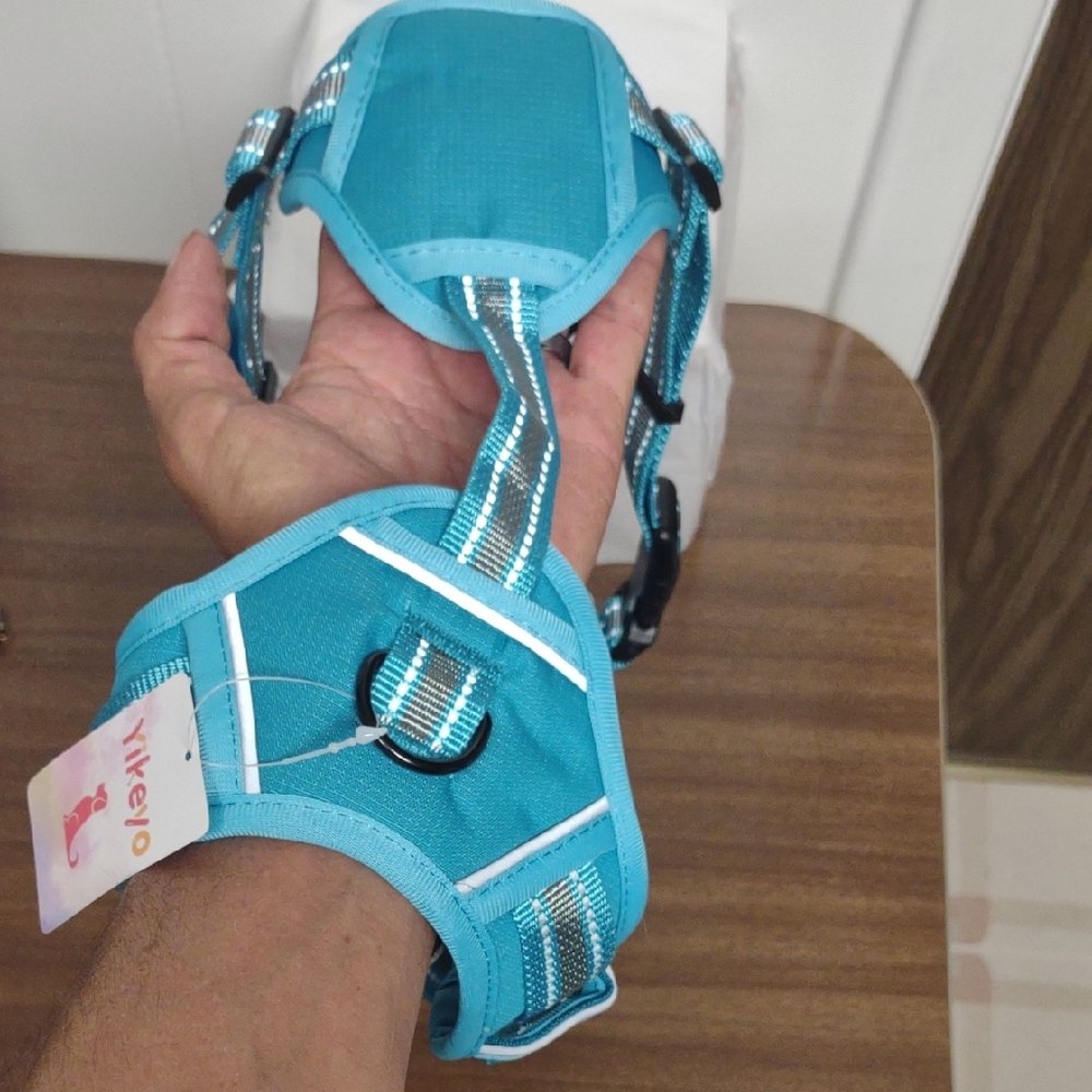 Teal  No Pull Dog Harness